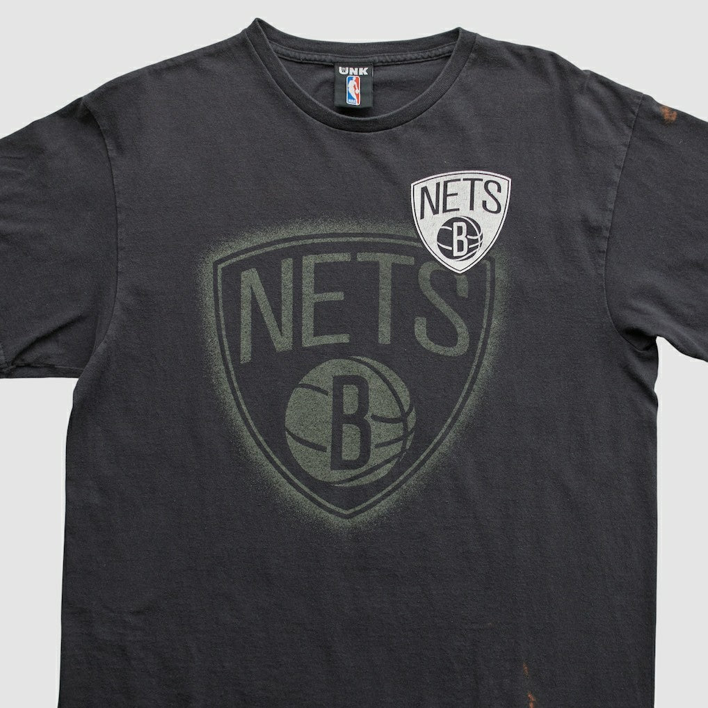 Brooklyn Nets UNK 2010s T-shirt Black Vintage - NBA