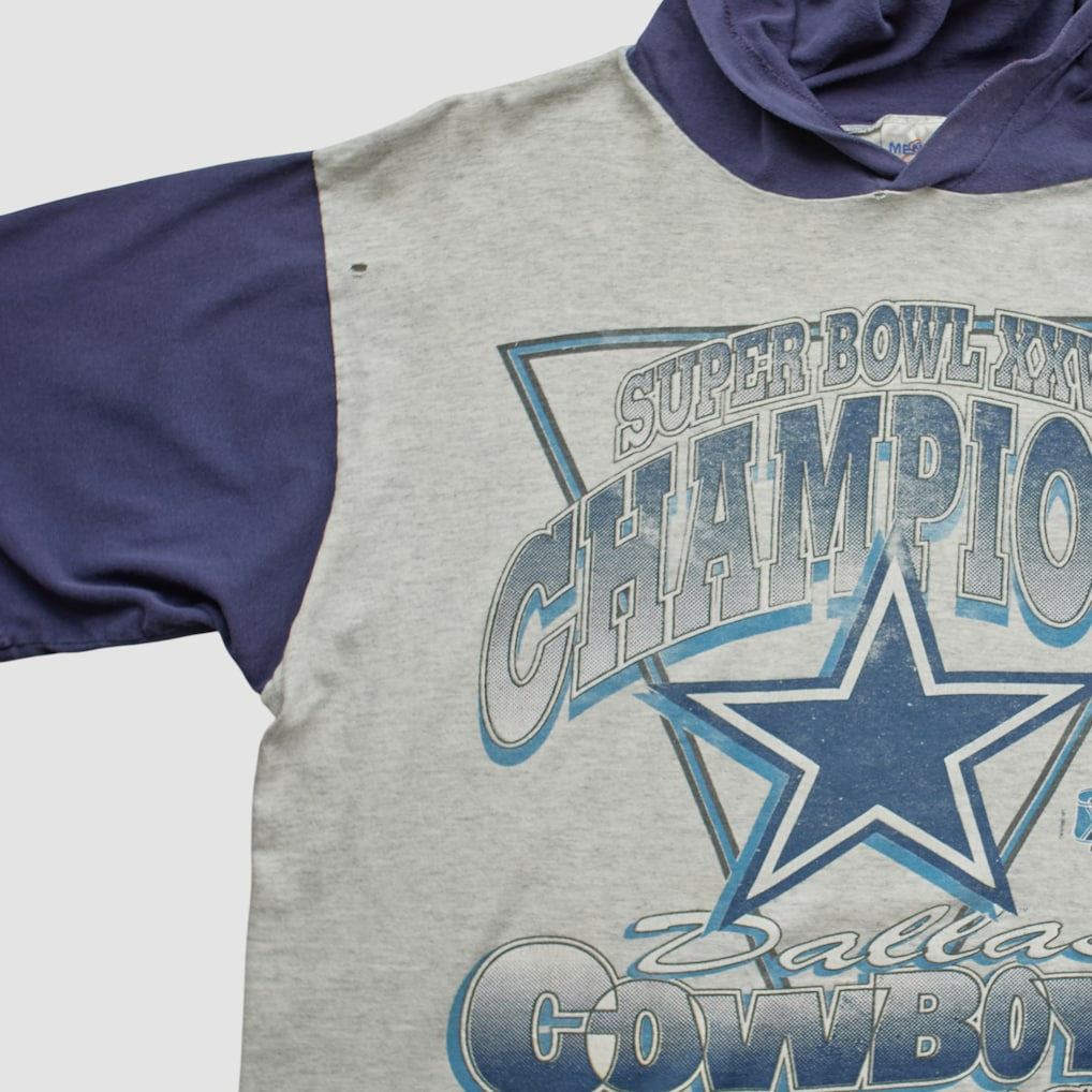 Super Bowl XXVIII Mendez Sportswear 1994 Hooded T-shirt Heather Gray Vintage | Fanatics