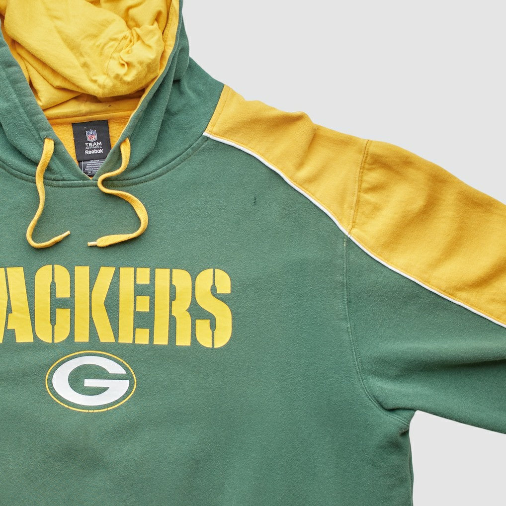 Green Bay Packers Reebok 2010s Hooded Pullover Sweatshirt Green Vintage | Fanatics
