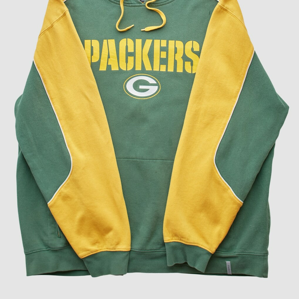 Green Bay Packers Reebok 2010s Hooded Pullover Sweatshirt Green Vintage | Fanatics