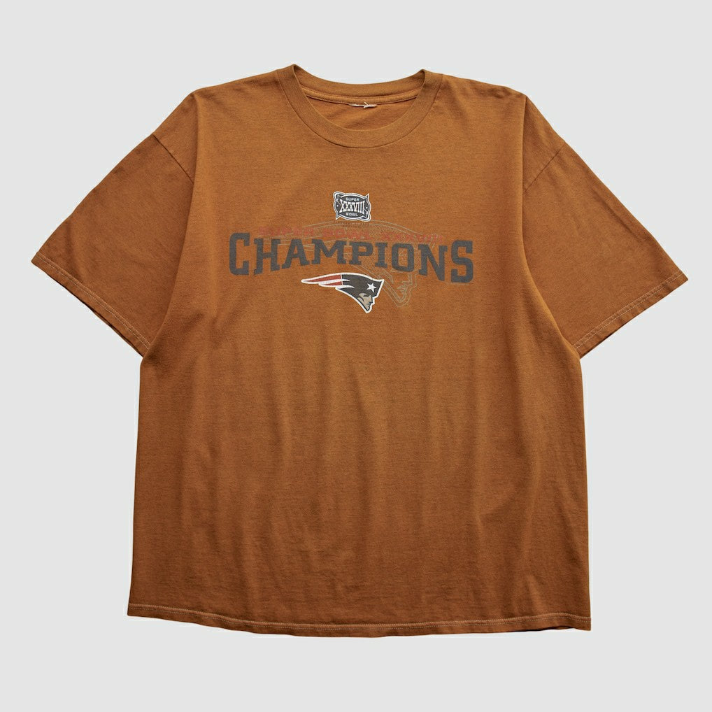 New England Patriots 2004 T-shirt Clay Vintage | Fanatics