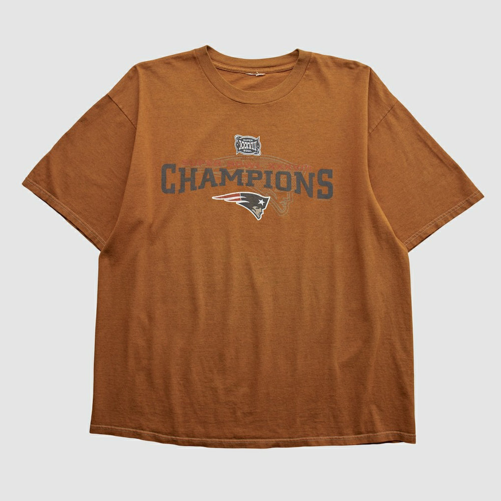 New England Patriots 2004 T-shirt Clay Vintage | Fanatics
