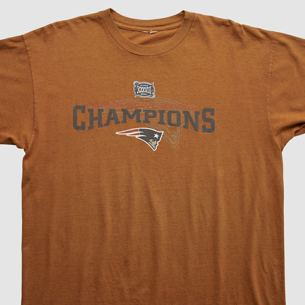 New England Patriots 2004 T-shirt Clay Vintage | Fanatics