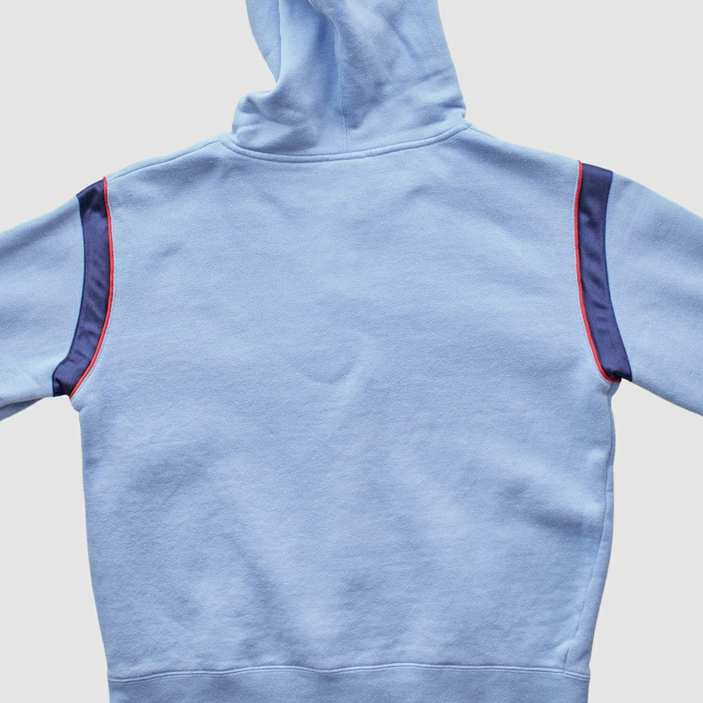 New England Patriots Reebok 2000s Hooded Full Zip Sweatshirt Light Blue Vintage | Fanatics