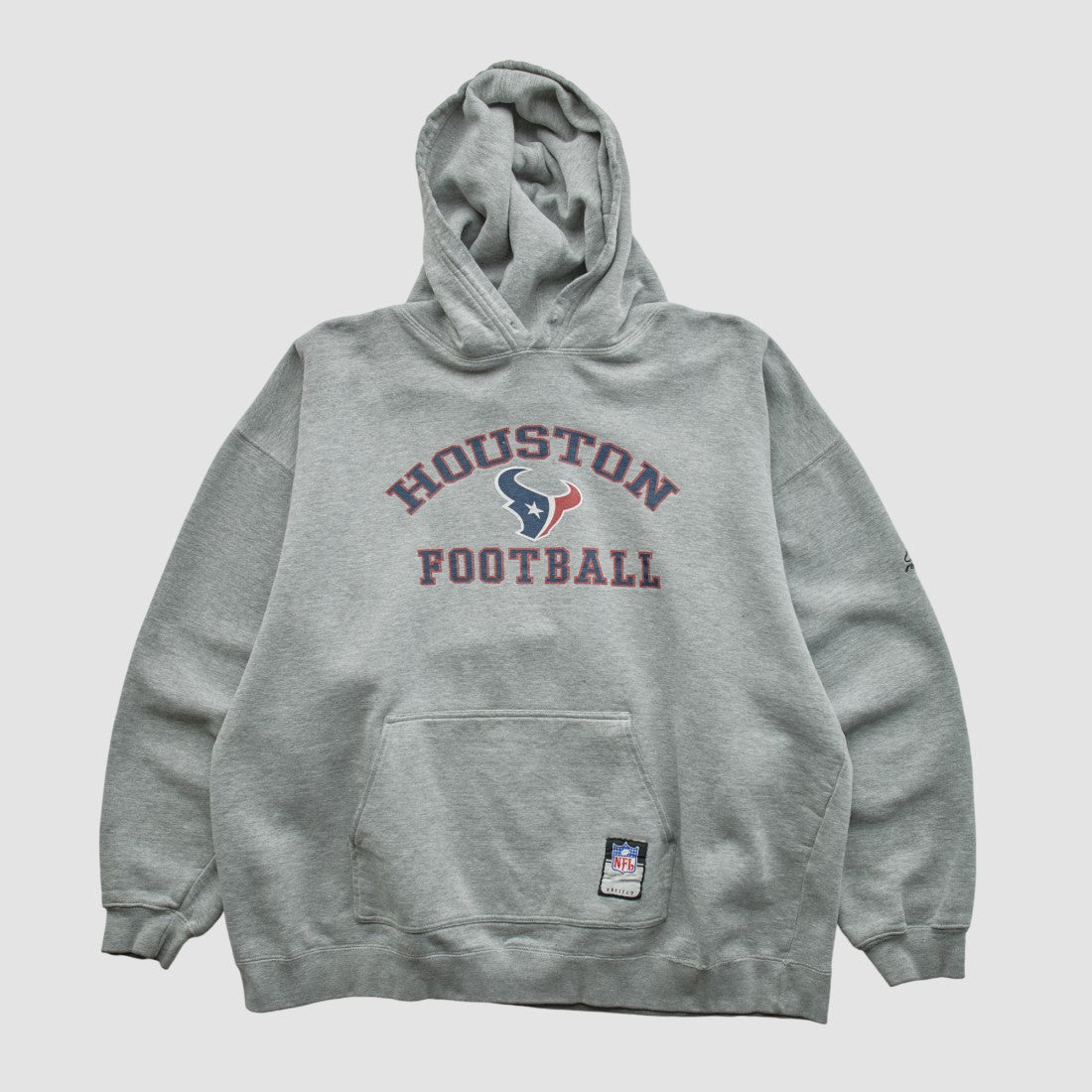 Houston Texans NFL 2000s Hooded Pullover Sweatshirt Heather Gray Vintage | Fanatics