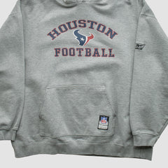 Houston Texans NFL 2000s Hooded Pullover Sweatshirt Heather Gray Vintage | Fanatics