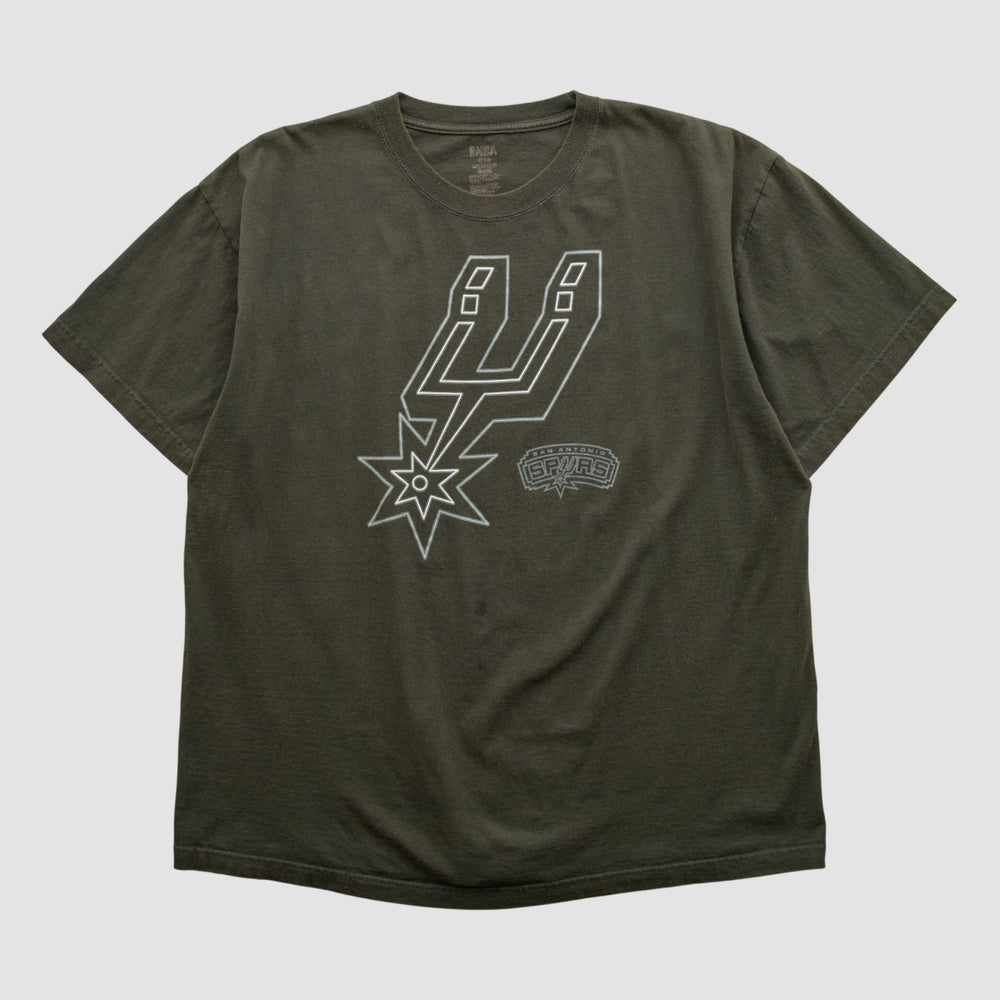 San Antonio Spurs NBA 2000s T-shirt Black Vintage - NBA