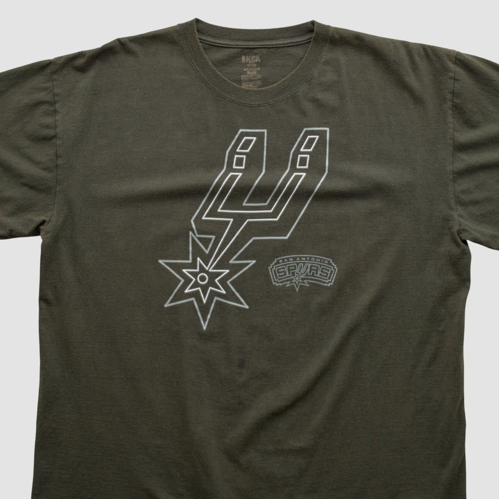 San Antonio Spurs NBA 2000s T-shirt Black Vintage - NBA
