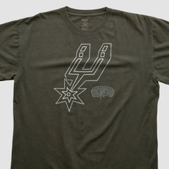 San Antonio Spurs NBA 2000s T-shirt Black Vintage - NBA