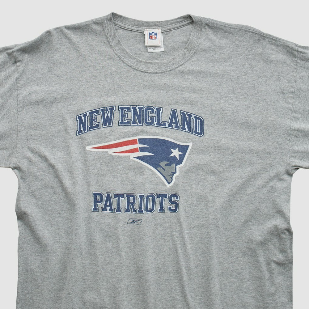 New England Patriots NFL 2000s Long Sleeve T-shirt Heather Gray Vintage | Fanatics