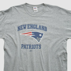 New England Patriots NFL 2000s Long Sleeve T-shirt Heather Gray Vintage | Fanatics