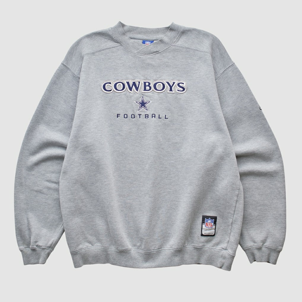 Dallas Cowboys Reebok 2000s Pullover Sweatshirt Heather Gray Vintage | Fanatics