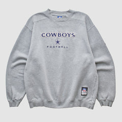 Dallas Cowboys Reebok 2000s Pullover Sweatshirt Heather Gray Vintage | Fanatics