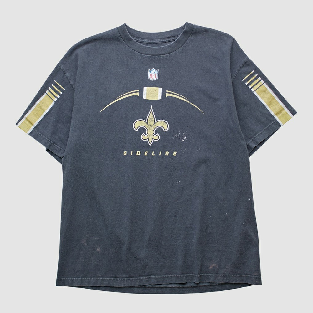 New Orleans Saints Reebok 2000s T-shirt Black Vintage | Fanatics