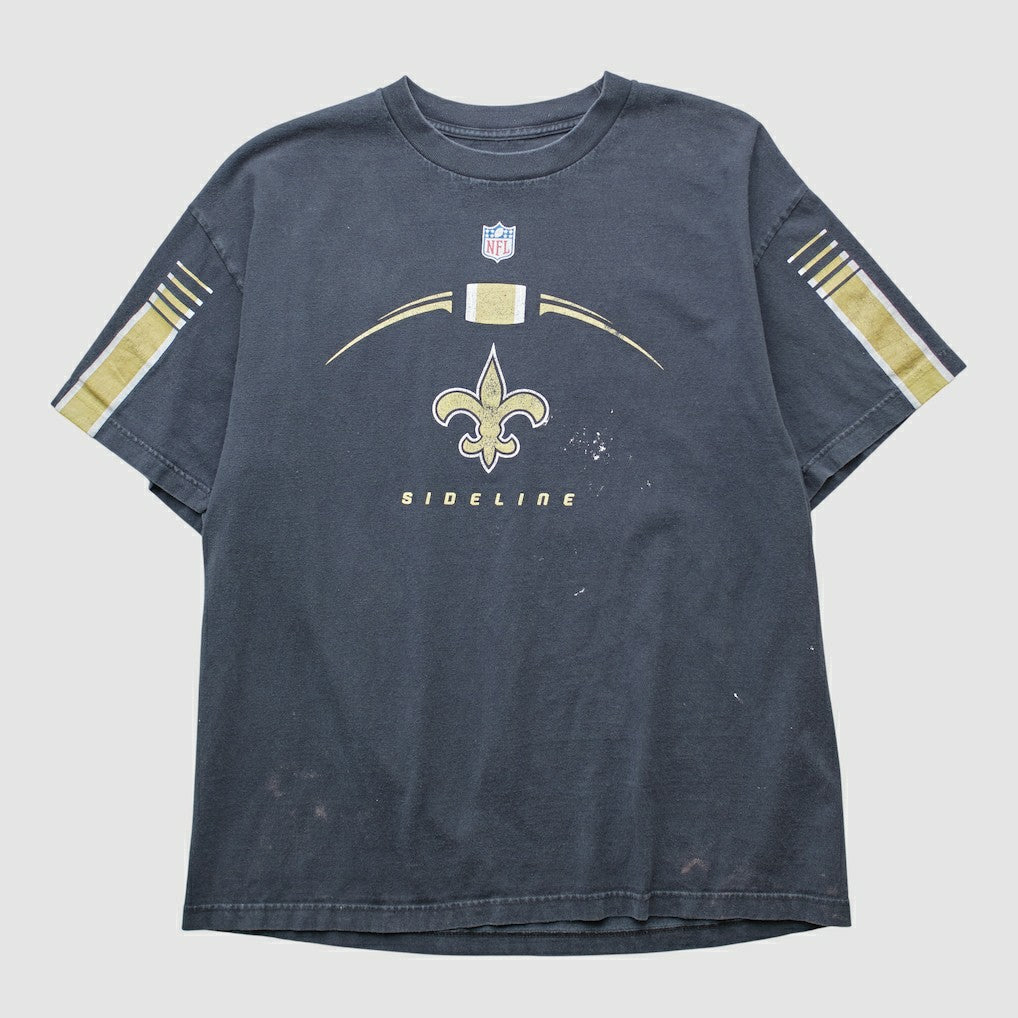New Orleans Saints Reebok 2000s T-shirt Black Vintage | Fanatics