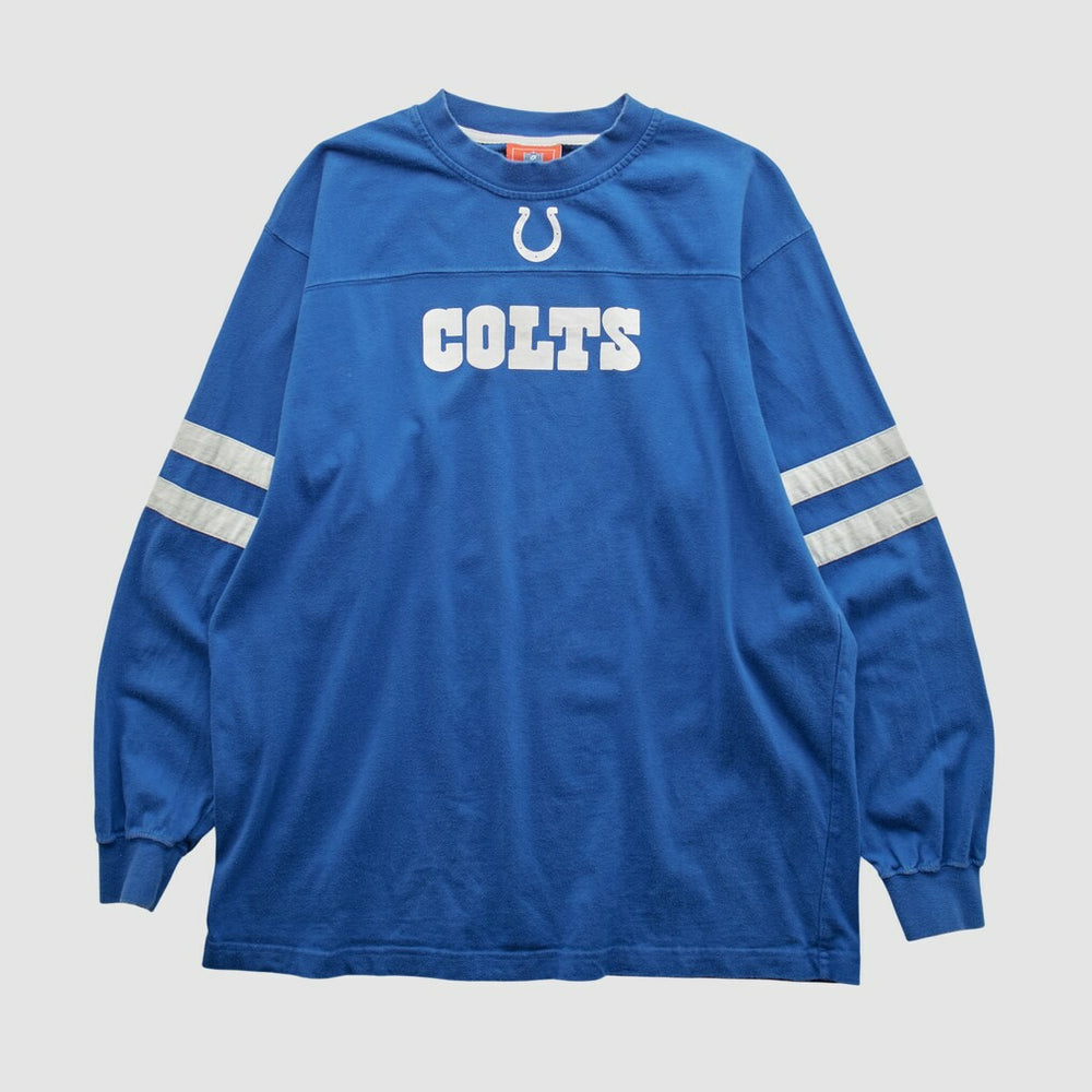 Indianapolis Colts NFL 2000s Long Sleeve T-shirt Blue Vintage | Fanatics