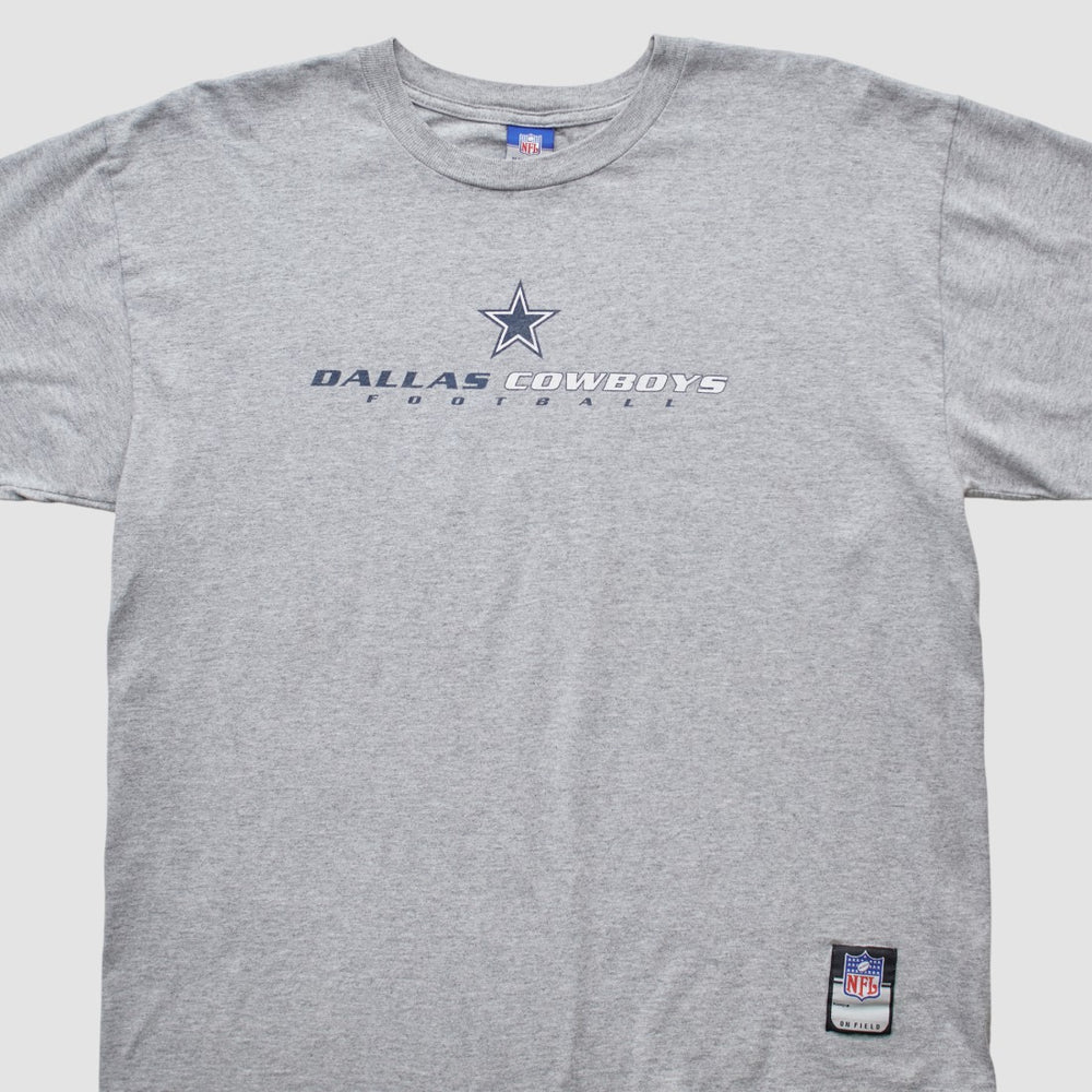 Dallas Cowboys Reebok 2000s T-shirt Heather Gray Vintage | Fanatics