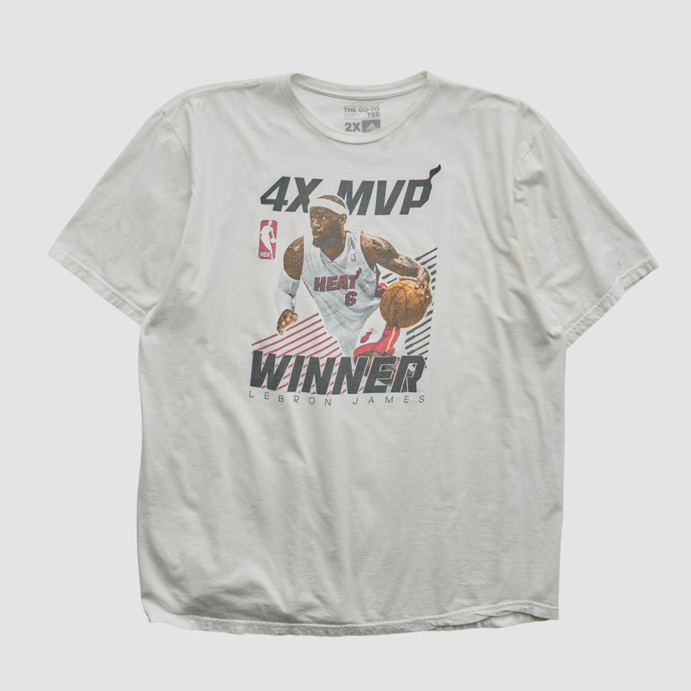 Lebron James 2010s T-shirt White Vintage - NBA