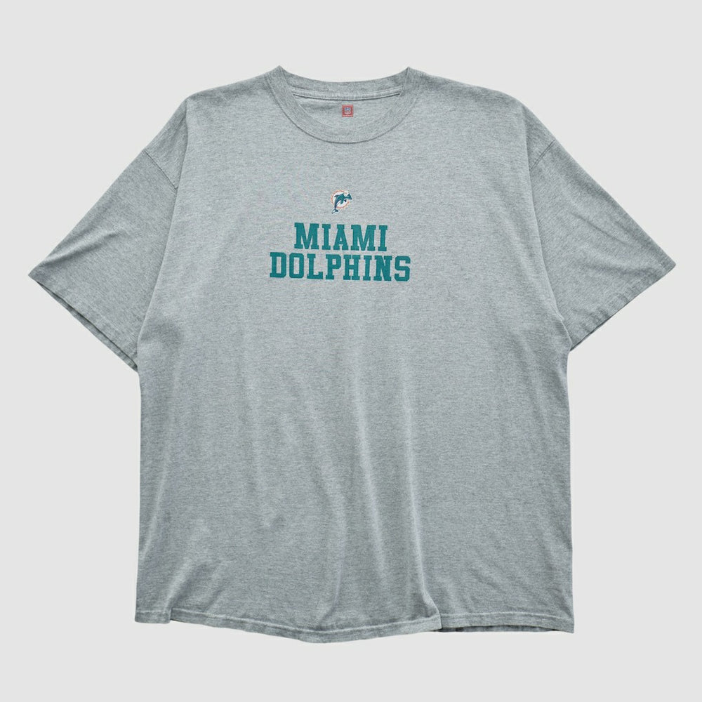Miami Dolphins NFL 2000s T-shirt Heather Gray Vintage | Fanatics