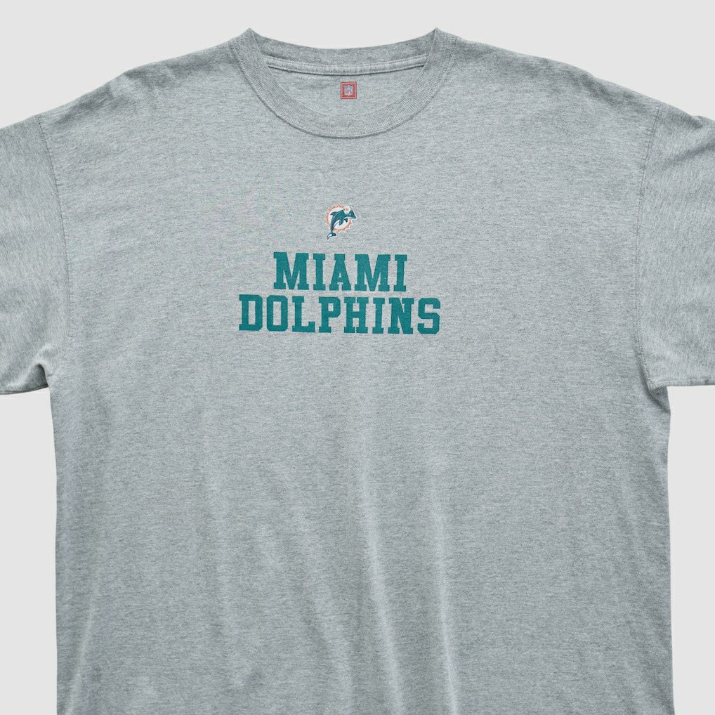 Miami Dolphins NFL 2000s T-shirt Heather Gray Vintage | Fanatics