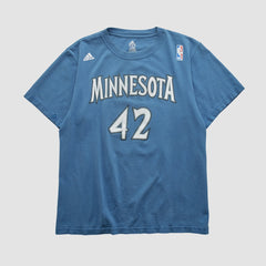 Minnesota Timberwolves 2010s T-shirt Blue Vintage - NBA