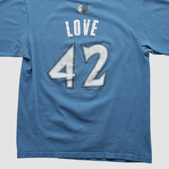 Minnesota Timberwolves 2010s T-shirt Blue Vintage - NBA