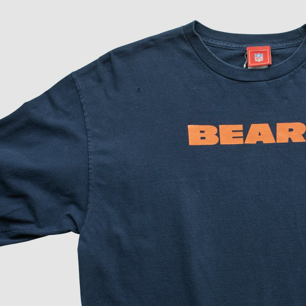 Chicago Bears NFL 2000s Long Sleeve T-shirt Navy Vintage | Fanatics