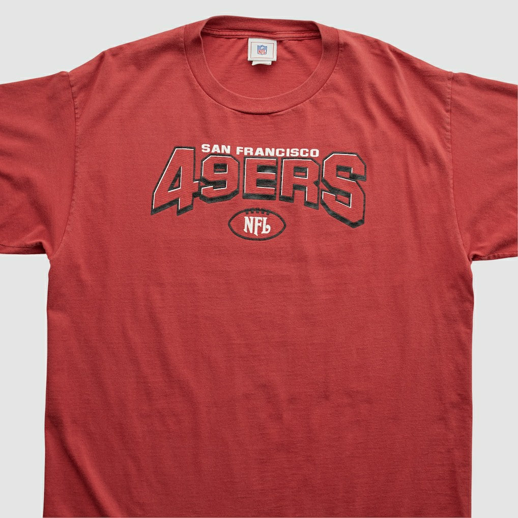 San Francisco 49ers NFL 2000s T-shirt Red Vintage | Fanatics