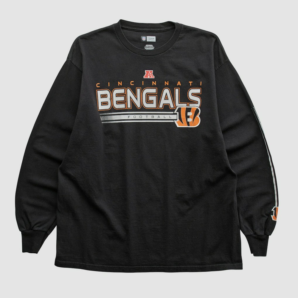 Cincinnati Bengals NFL 2010s Long Sleeve T-shirt Black Vintage | Fanatics