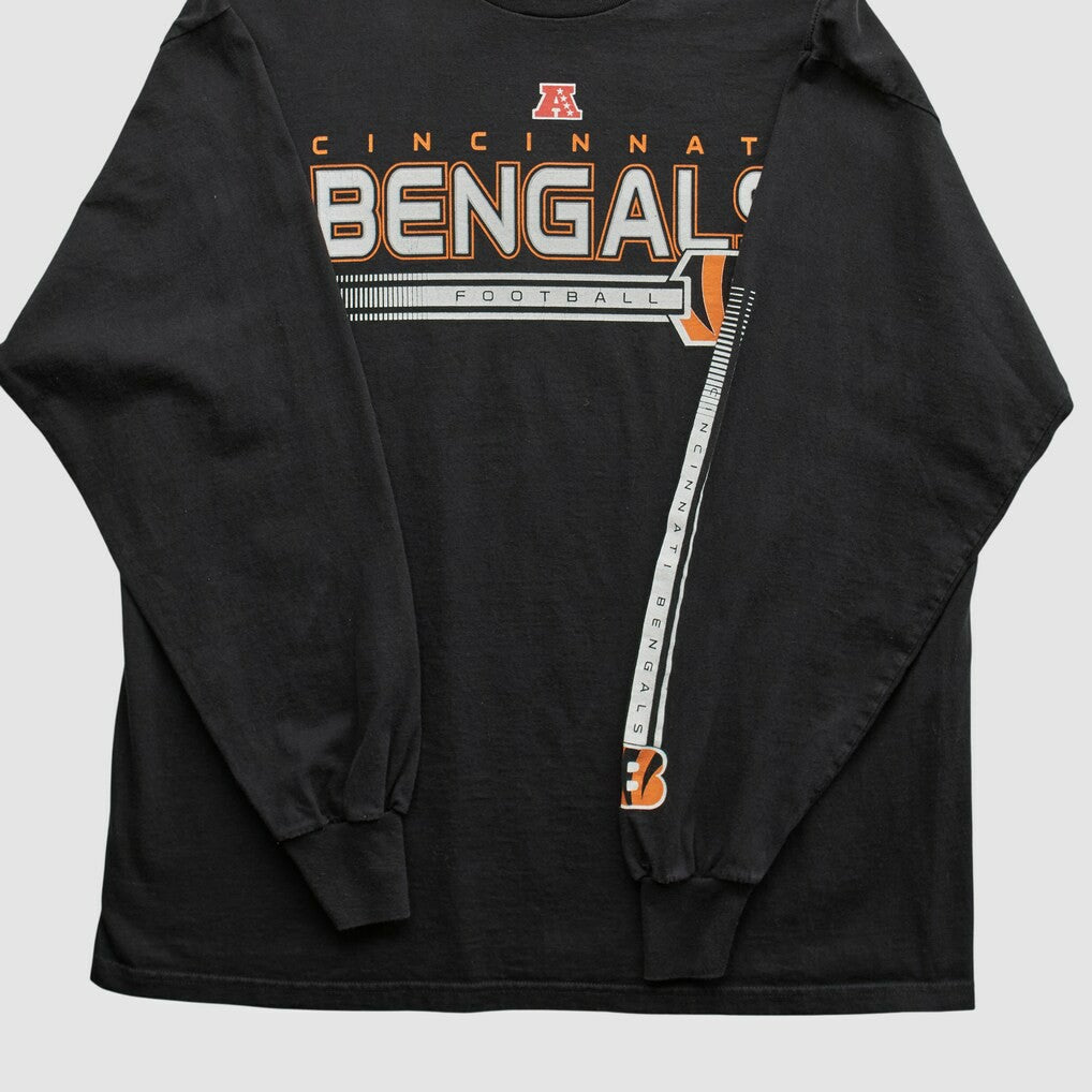 Cincinnati Bengals NFL 2010s Long Sleeve T-shirt Black Vintage | Fanatics