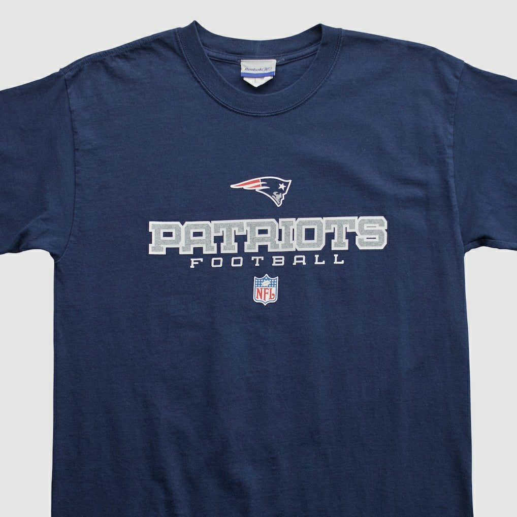 New England Patriots Reebok 2000s T-shirt Navy Vintage | Fanatics