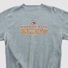 Kansas City Chiefs Active 2000s Pullover Sweatshirt Gray Vintage | Fanatics