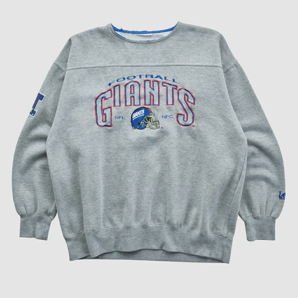 New York Giants Lee Apparel 90s Pullover Sweatshirt Gray Vintage | Fanatics