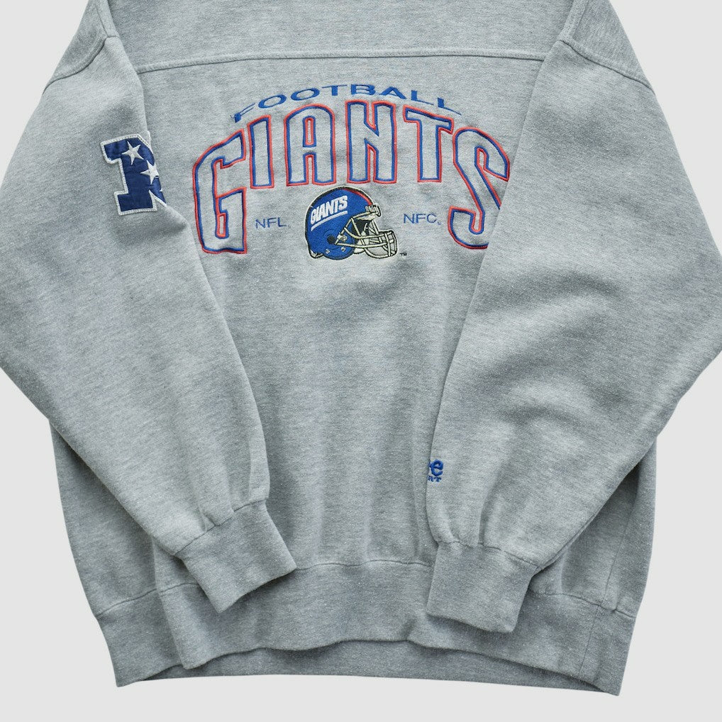 New York Giants Lee Apparel 90s Pullover Sweatshirt Gray Vintage | Fanatics