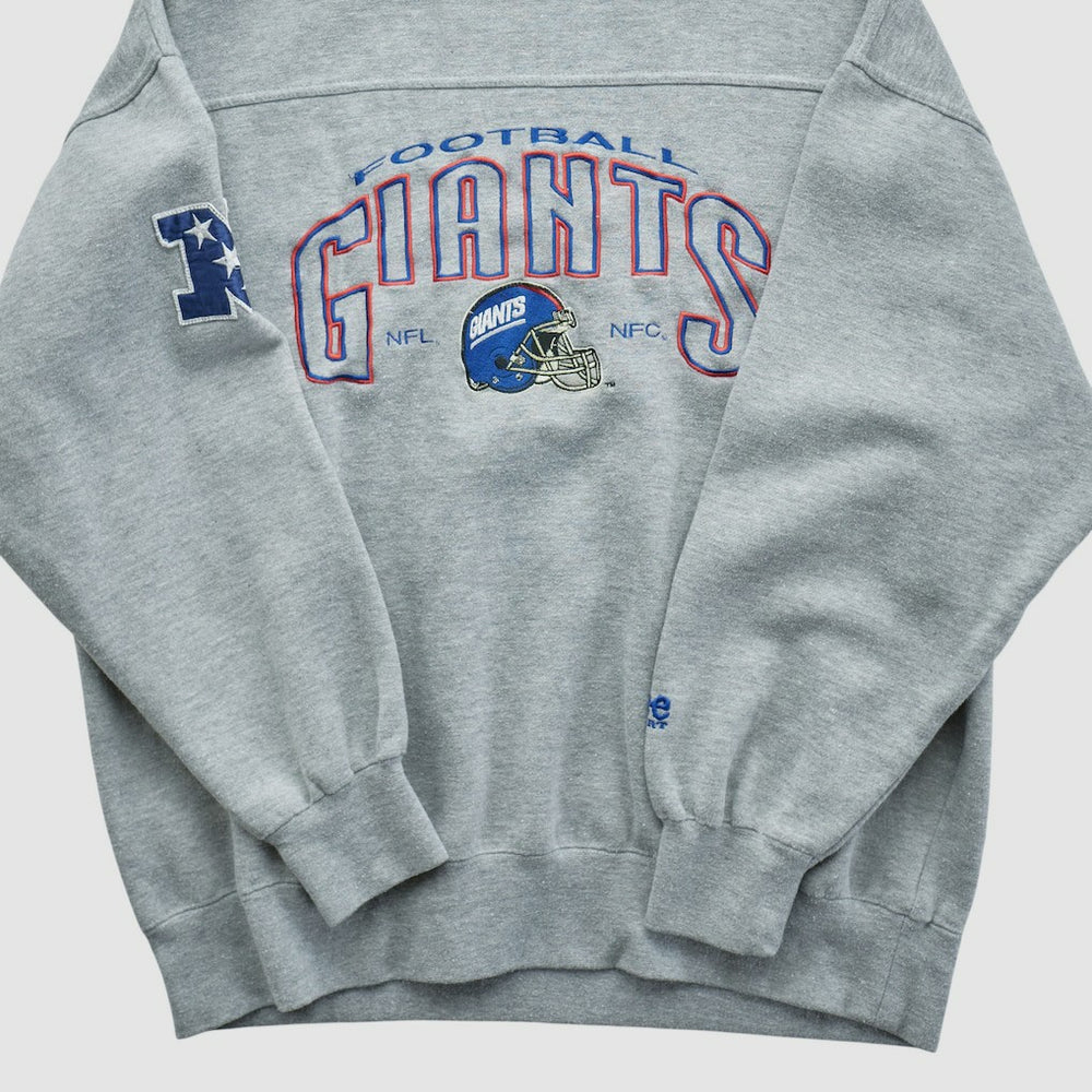 New York Giants Lee Apparel 90s Pullover Sweatshirt Gray Vintage | Fanatics