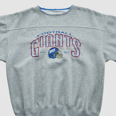 New York Giants Lee Apparel 90s Pullover Sweatshirt Gray Vintage | Fanatics