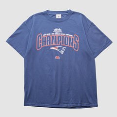 New England Patriots NFL 2004 T-shirt Blue Vintage | Fanatics