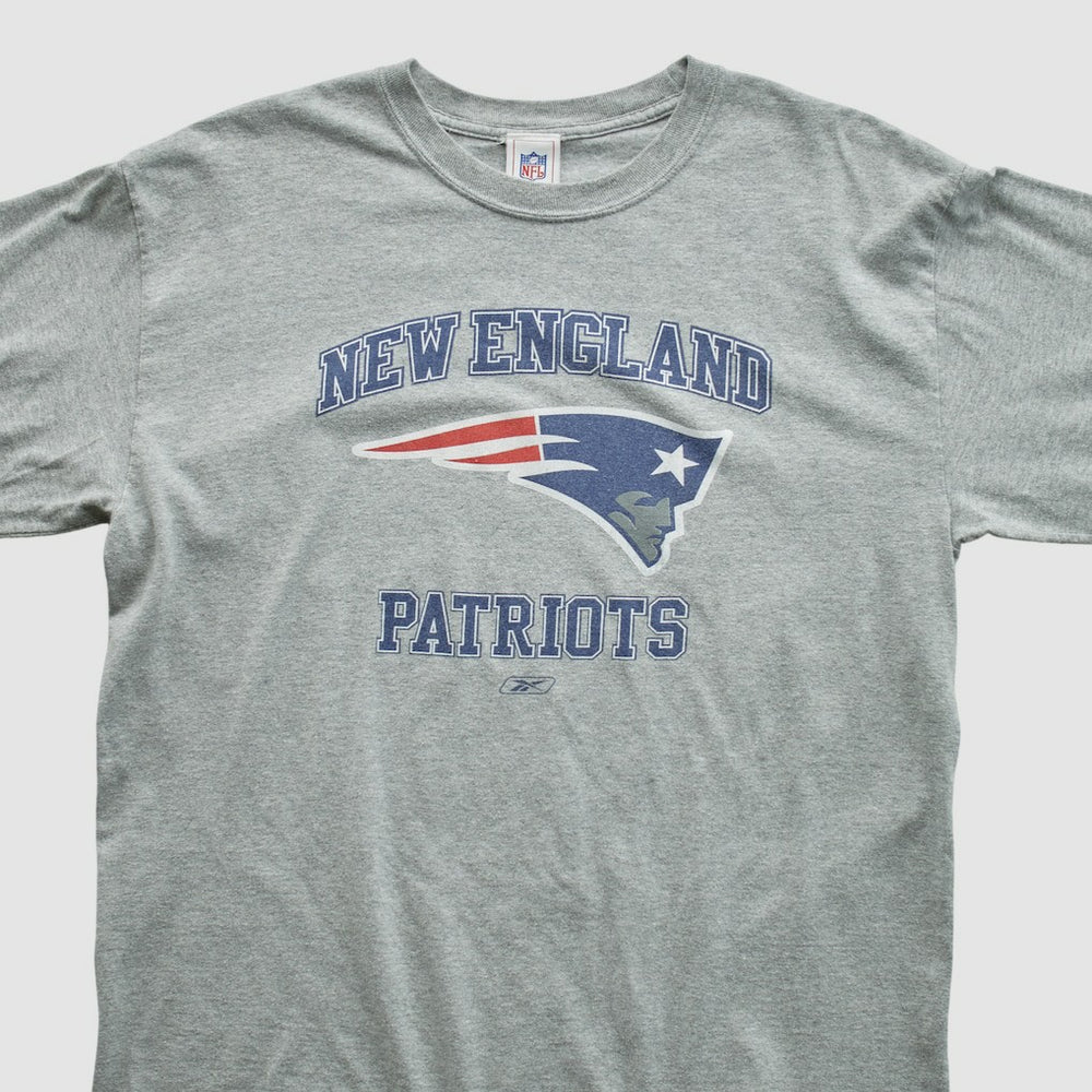 New England Patriots NFL 2000s Long Sleeve T-shirt Heather Gray Vintage | Fanatics