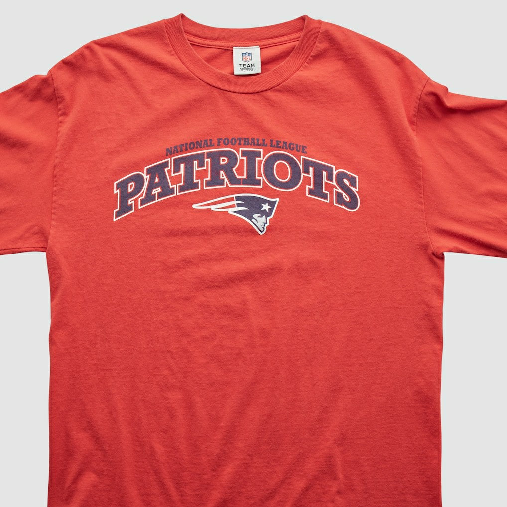 New England Patriots NFL 2010s Long Sleeve T-shirt Red Vintage | Fanatics
