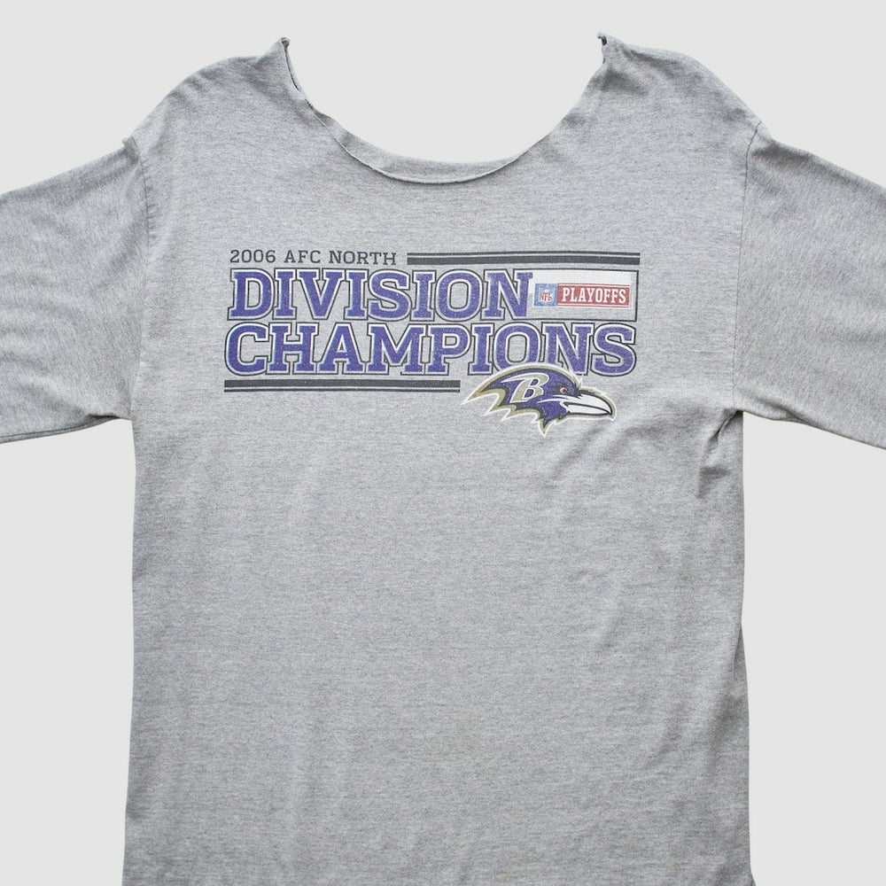 Baltimore Ravens 2006 Long Sleeve T-shirt Heather Gray Vintage | Fanatics