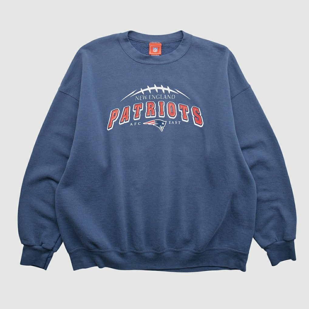 New England Patriots NFL 2000s Pullover Sweatshirt Navy Vintage | Fanatics