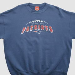 New England Patriots NFL 2000s Pullover Sweatshirt Navy Vintage | Fanatics