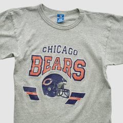 Chicago Bears Champion 80s T-shirt Heather Gray Vintage | Fanatics