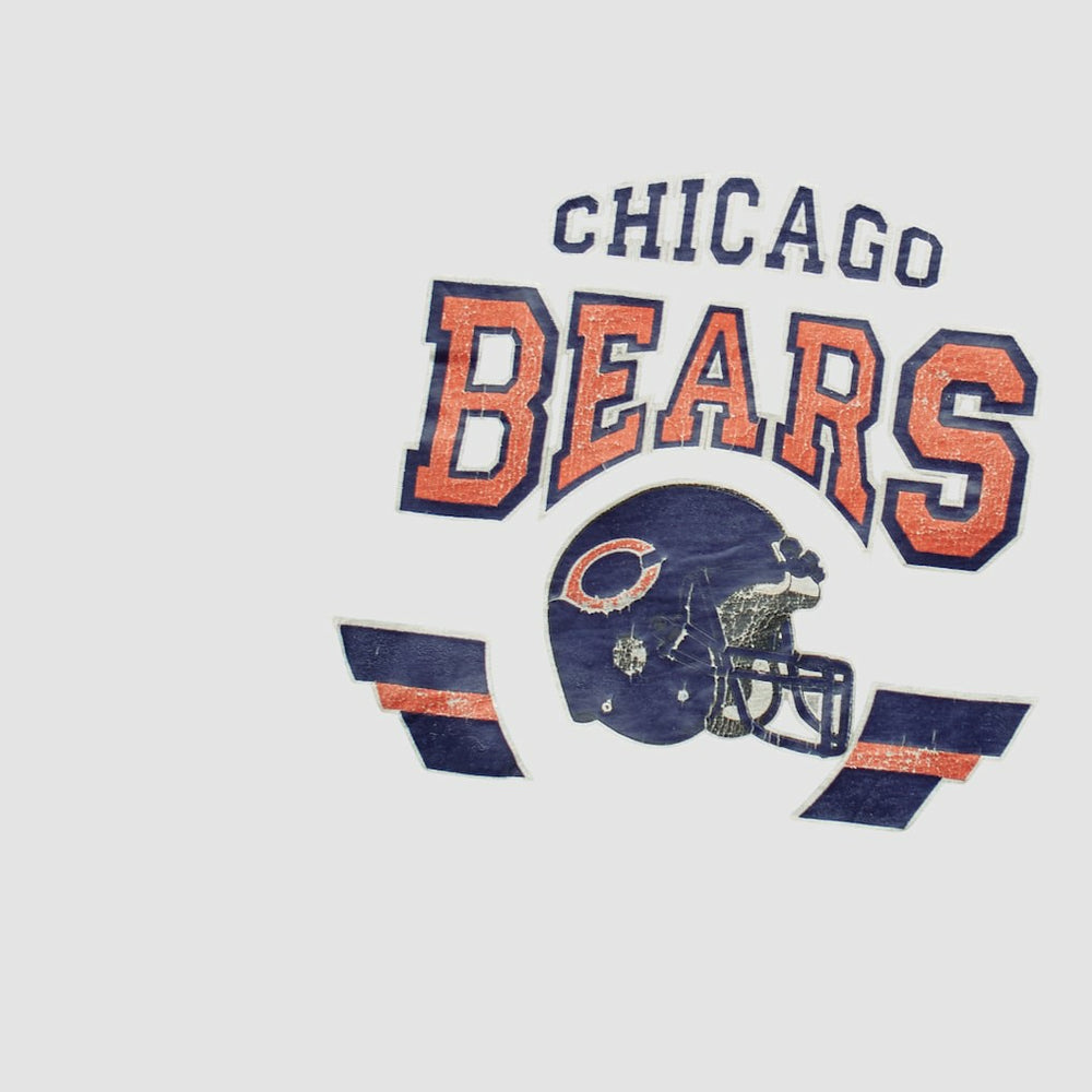 Chicago Bears Champion 80s T-shirt Heather Gray Vintage | Fanatics