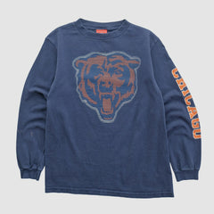 Chicago Bears NFL 2000s Long Sleeve T-shirt Navy Vintage | Fanatics