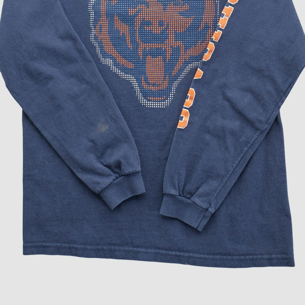 Chicago Bears NFL 2000s Long Sleeve T-shirt Navy Vintage | Fanatics
