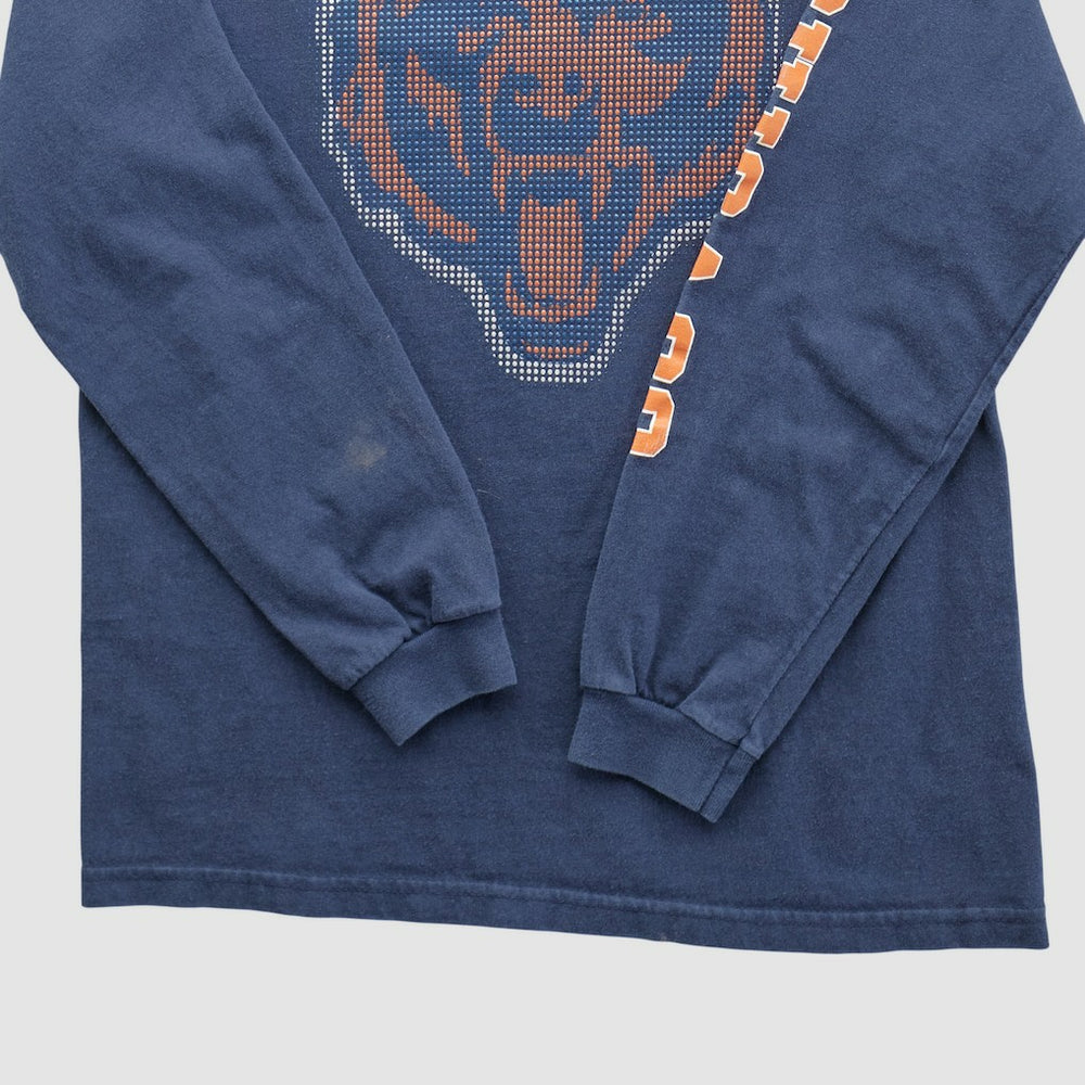 Chicago Bears NFL 2000s Long Sleeve T-shirt Navy Vintage | Fanatics