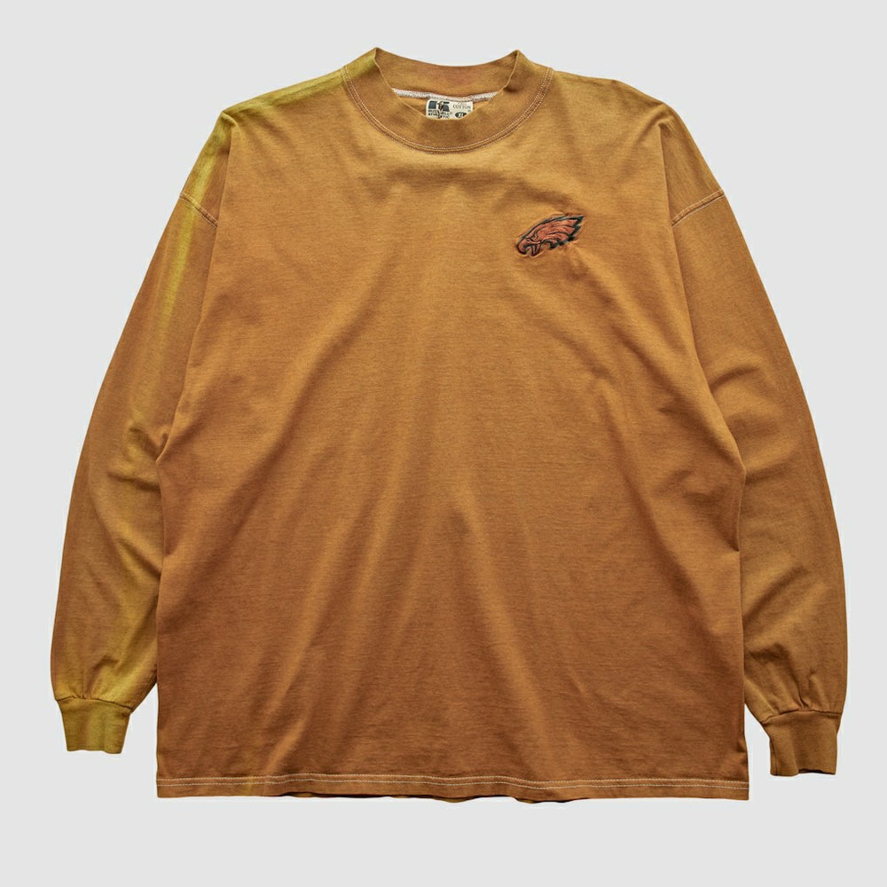 Philadelphia Eagles Russell 2000s Long Sleeve T-shirt Clay Vintage | Fanatics