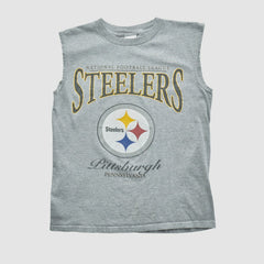 Pittsburgh Steelers 2000s Tank Heather Gray Vintage | Fanatics