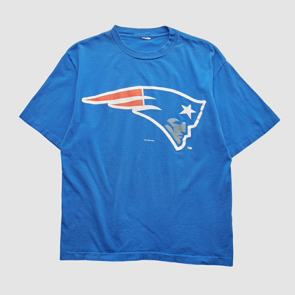 New England Patriots 1995 T-shirt Blue Vintage | Fanatics